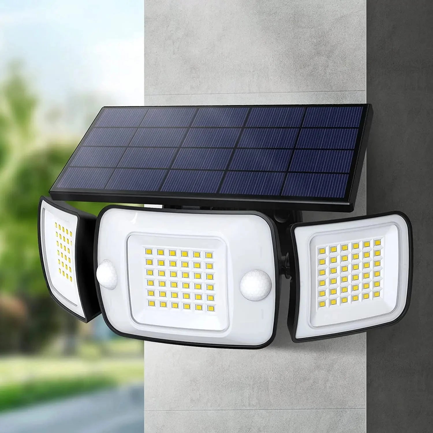 Solar Lights Outdoor with 3 Modes Motion Sensor Super Bright Wall Lamp IP65 Waterproof - 54Grid - Renewable Energy Store