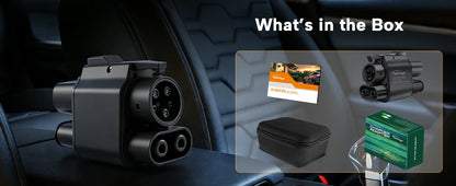 GUWIEYG CCS2 to CCS1 Adapter 500A 500kW DC 1000V Fast EV Charging