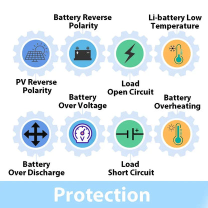 EPEVER PWM Solar Charge Controller Built In LED Constant Current Driver Multiple Load Control Modes For LED Lighting 10A 20A - 54Grid - Renewable Energy Store