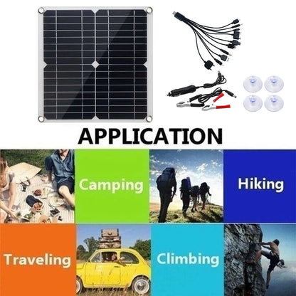 400W Flexible Solar Panel 12V Battery Charger Dual USB Power Bank for Phone Car Yacht RV by 54Grid - Renewable Energy Store