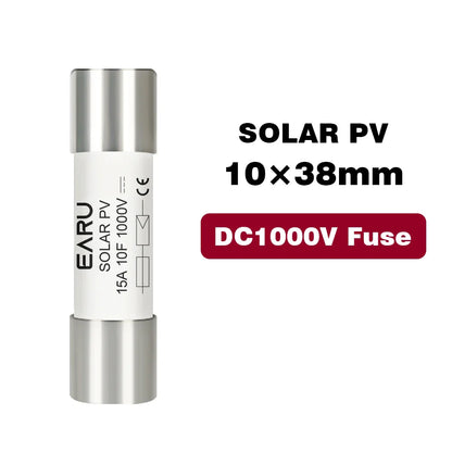 1PCS Solar DC 1000V DC 1500V PV Fuses 6A 10A 15A 20A 25A 30A 32A 50A High Voltage for Solar System Short Circuit Protection gPV
