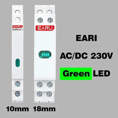 10/18mm Rail Indicator Light AC DC 220V 230V LED Dual Color