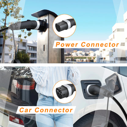 feyree EV Charger Type2 to Type2 Charging Cable 32A 7KW 1Phase 16A 3.5KW 11KW 22KW 3Phase Charger Station for Electric Vehicle