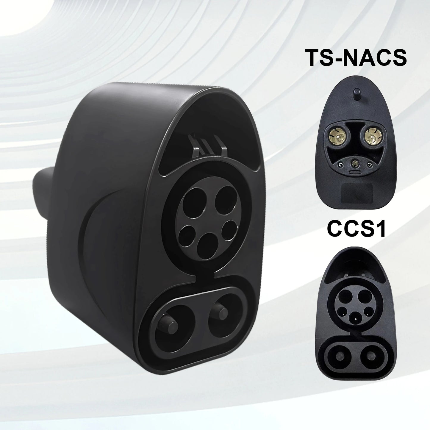 feyree CCS1 to TS-NACS  Adapter 250A DC Fit for Tesla Model 3/X/Y With TS-NACS Charging Port Support CCS1 Charger