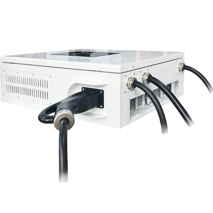 New DC EV Charger WallBox Double Gun 40/60/80kW Output Power With 5m Cable Length CCS2 GBT Plug