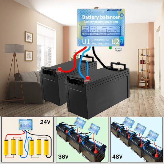 New Battery Balance 4A IP65 Equalizer Protector 10-15VDC by 54Grid - Renewable Energy Store