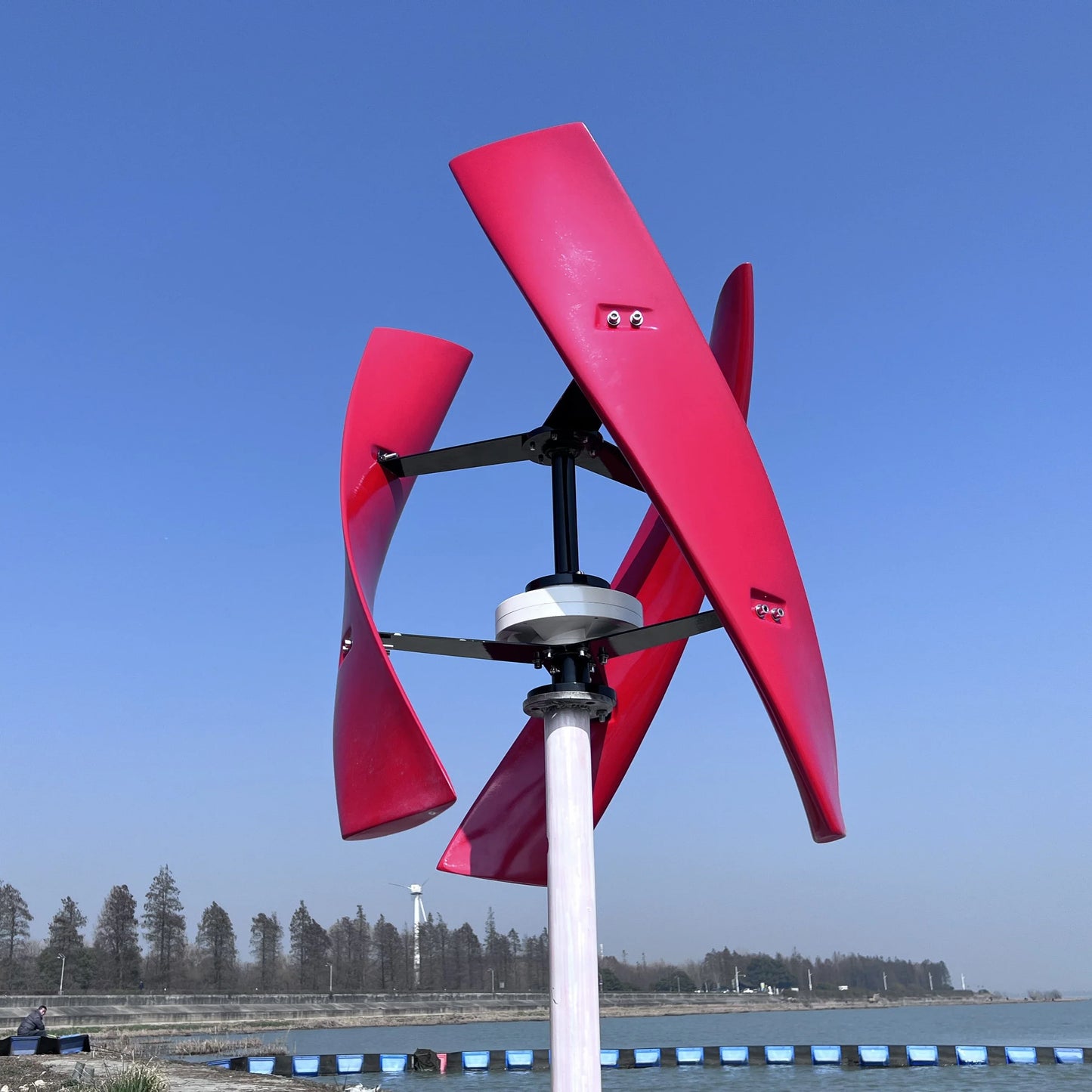 New Arrival Facotry 400W 500W 600W 12V/24V/48V Vertical Axis Wind Turbine Generator MPPT Controller Free Energy For Home Use by 54Grid - Renewable Energy Store