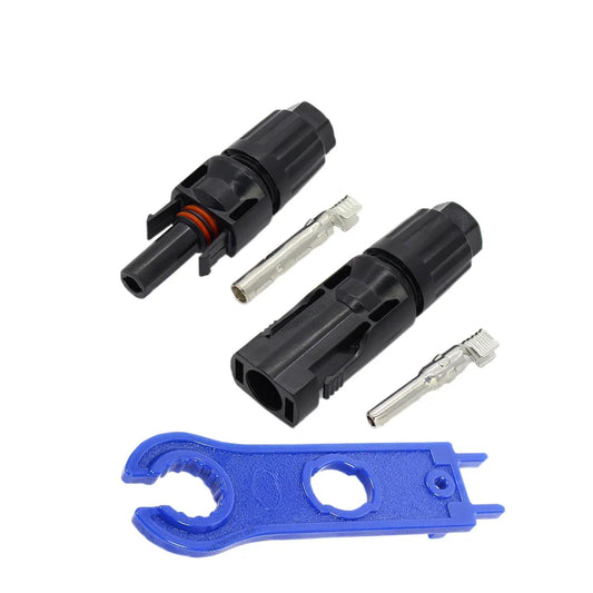 1 Pair DC Solar Connectors With Spanner PV Plug Cable Connectors by 54Grid - Renewable Energy Store
