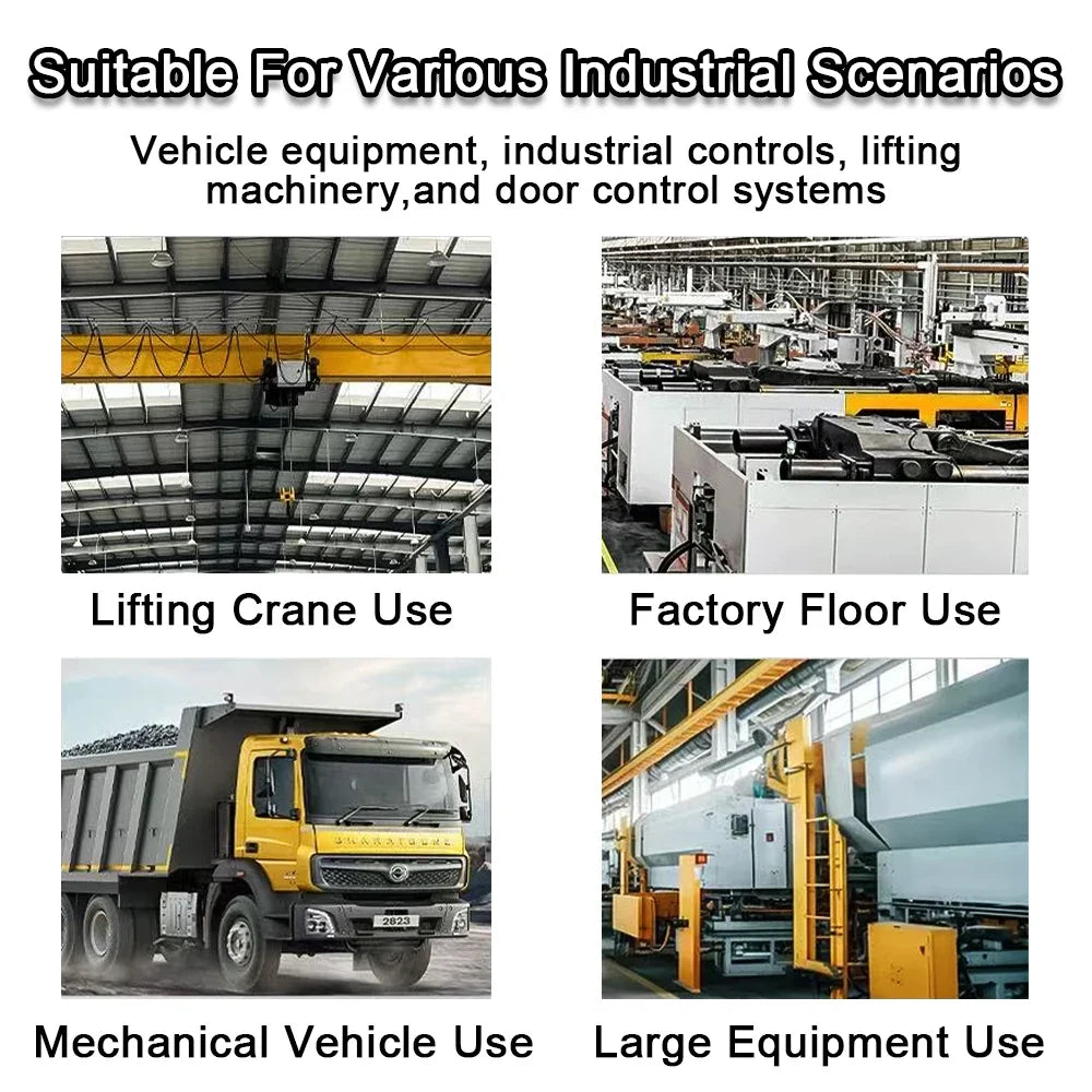 F21-2S Wireless Industrial Remote Controller Electric Hoist Remote Control Winding Engine Sandblast Switches UHF 433mhz 3 button