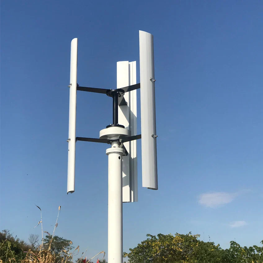 Vertical Axis Wind Turbine 1000W 3 BladesGenerator 24~220V Free Energy For Home/Farm/Boat/Yacht Use by 54Grid - Renewable Energy Store