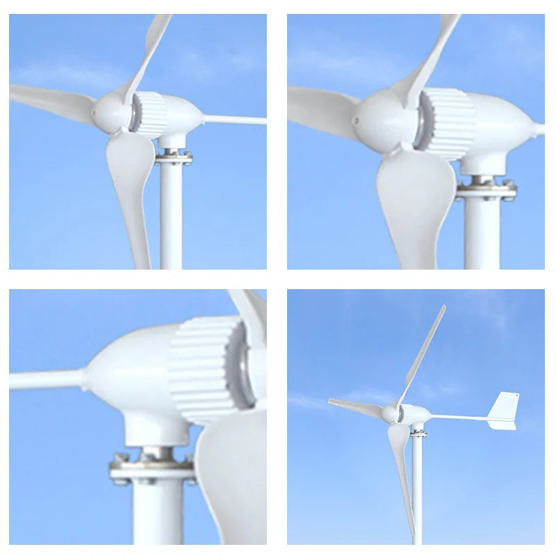 4000W 6000W Energy Sources Electric Power Generator 12v 24v 48v Wind Turbine 4kw 3 Blades Permanent Maglev With Mppt Charge by 54Grid - Renewable Energy Store