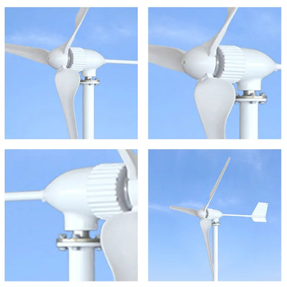 4000W 6000W Energy Sources Electric Power Generator 12v 24v 48v Wind Turbine 4kw 3 Blades Permanent Maglev With Mppt Charge by 54Grid - Renewable Energy Store
