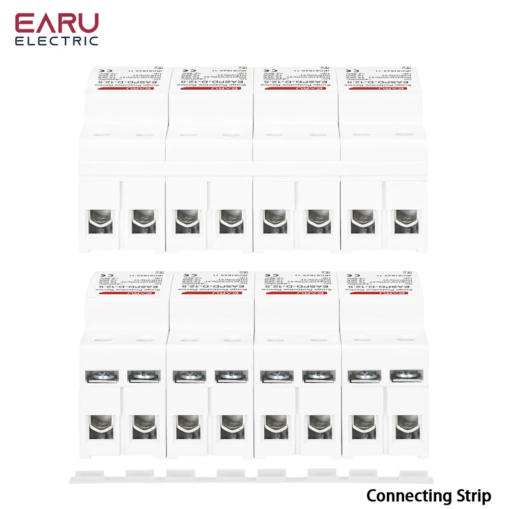 T1 Power Surge Protective Device SPD Arrester Low Voltage House 2P 3P 4P Surge Voltage Protection AC 420V 12.5KA 15KA 25KA