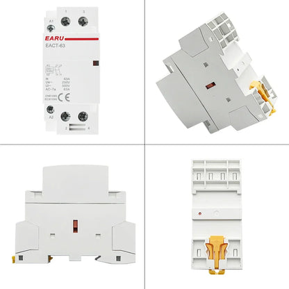 2P 4P 16A 20A 25A 32A 50A 40A 63A AC 220V 50 60Hz Din Rail Household Modular AC Contactor Switch Controller DIY Smart Home Hotel by 54Grid - Renewable Energy Store