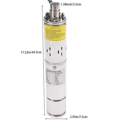 750W 1000W 1200W DC Brushless Stainless Steel Submersible Pump by 54Grid - Renewable Energy Store