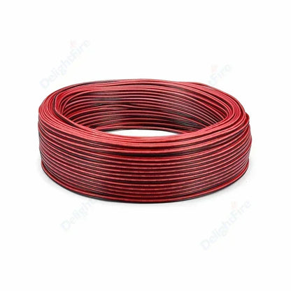 2Pin LED Extension Cable 28 26 24 22 20 18 16 AWG Red Black Tinned Copper 12V Wire by 54Grid - Renewable Energy Store