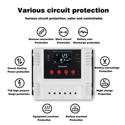 20A 30A 40A 50A 60A Solar Charge Controller With WiFi APP Control For 12V 24V 48V Battery by 54Grid - Renewable Energy Store