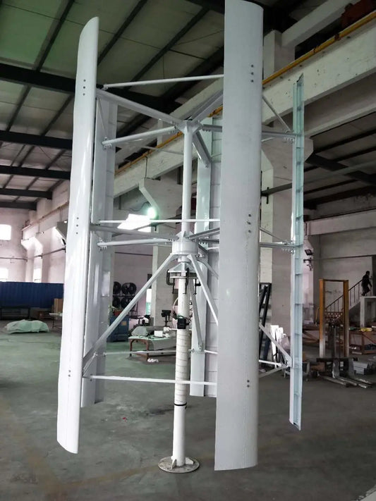 CE APPROVED 1kw 2kw 3kw 5kw 10kw vertical wind turbine 24v 48v 96v 120v 3 phase 3 blades home use with maglev generator by 54Grid - Renewable Energy Store