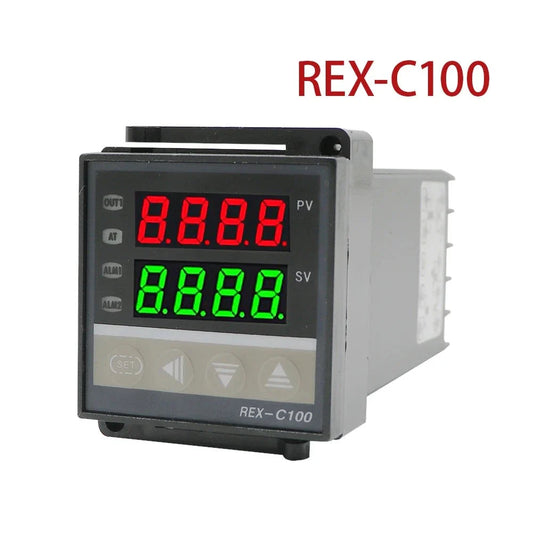 REX-C100 PID Intelligent Temperature Controller Universal REX-C100 Thermostat SSR Relay output Universal K PT100 J Type Input by 54Grid - Renewable Energy Store