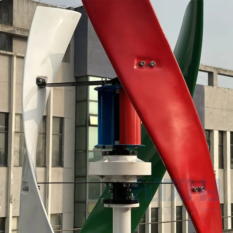 Wind Turbine Generator Vertical   1000/1500W 12/24/48V 220v With Controller Inverter - 54Grid - Renewable Energy Store
