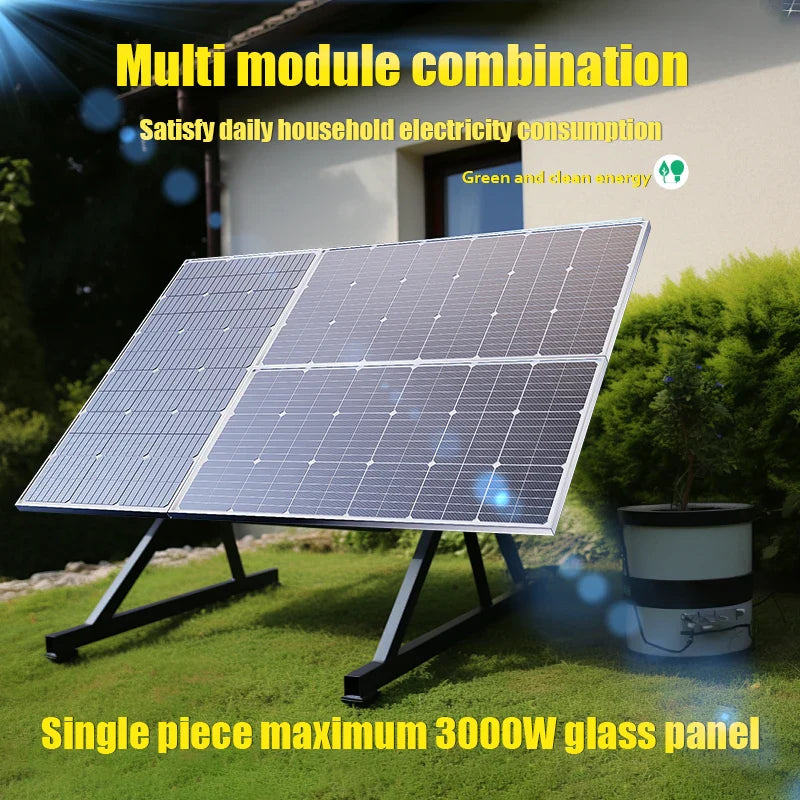 3000W Glass Rigid Solar Panel Kit 18V High Efficiency Monocrystalline by 54Grid - Renewable Energy Store