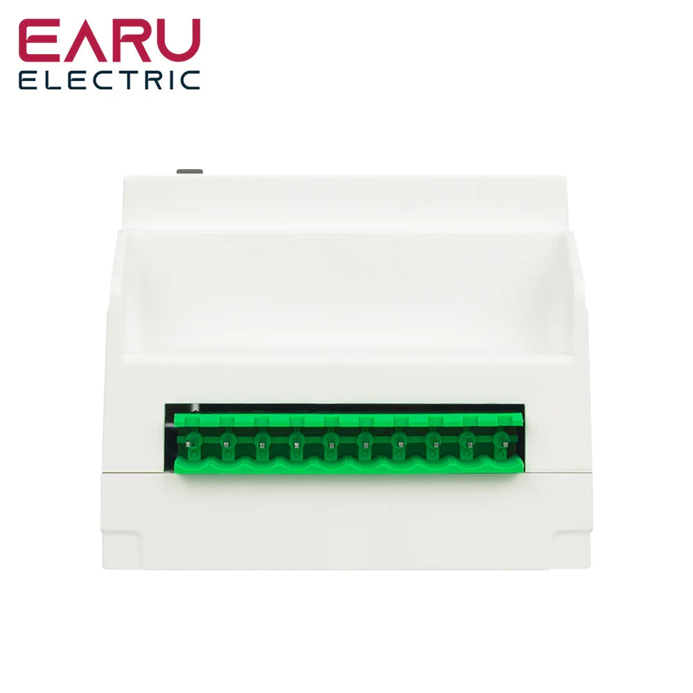 Three Phase Tuya WiFi Smart Bi-Directional Energy Meter with 3 CT Clamps Leakage Over Under Voltage Protector Relay Switch Limit