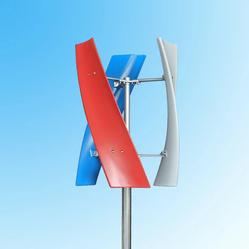 Sell Vertical Axis Residential Wind Turbine Generator Free Energy Power 1000W 24V 48V 3 Blades Windmill For Home Farm Street Use by 54Grid - Renewable Energy Store