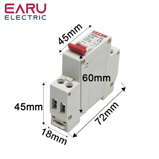 DZ30-32 DPN 1P+N Mini Circuit Breaker MCB 6A 10A 16A 20A 25A 32A Din Rail Mounting Cutout Miniature Household Air Switch OEM DIY by 54Grid - Renewable Energy Store