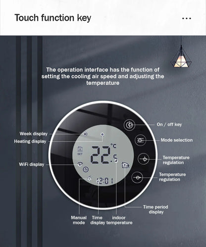 X7 TUYA APP WiFi Smart Thermostat Temperature Controller Floor Heating TRV Water Gas Boiler Remote Control for Alexa Google Home by 54Grid - Renewable Energy Store
