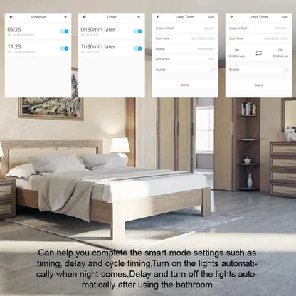 WIFI Circuit Breaker Smart Time Timer Breaker Relay Switch Voice Remote Control by Tuya eWeLink APP Smart House Alexa Google Hom by 54Grid - Renewable Energy Store