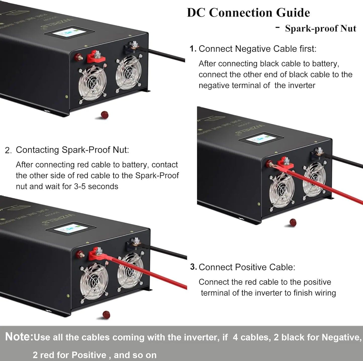 12000W Split-phase Pure Sine Wave Solar Inverter Power Supply Battery Bank 24V/36V/48V/96V DC to 110/220V,120/240V AC Converter by 54Grid - Renewable Energy Store