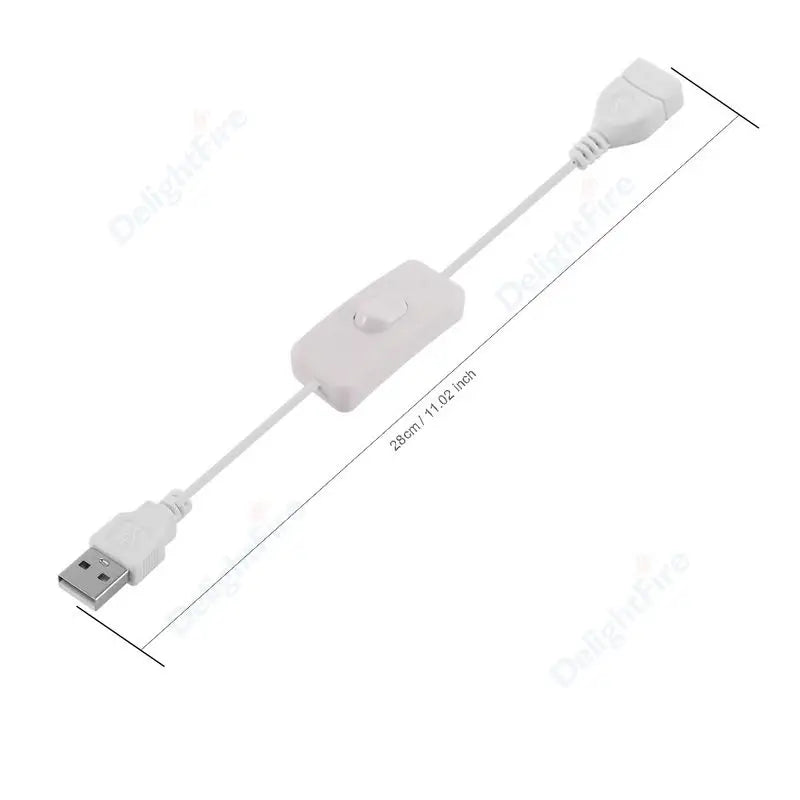 Light Switch ON/OFF DC Power Extension Cable 5V 12V 3A Connector by 54Grid - Renewable Energy Store