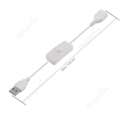 Light Switch ON/OFF DC Power Extension Cable 5V 12V 3A Connector by 54Grid - Renewable Energy Store
