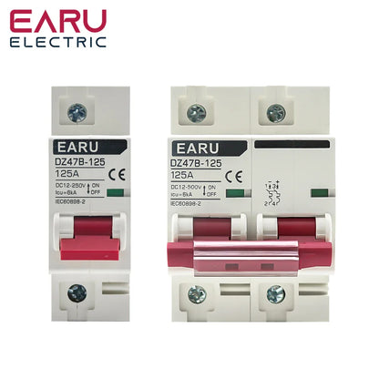 DC MCB 12V 24V 48V Circuit Breaker Battery Car Protector DZ47 DC Positive And Negative Pole Rotection Protect Switch Isolator by 54Grid - Renewable Energy Store