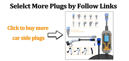 feyree 7kW 32A Portable EV Charger Adjustable Current Replaceable Charging Plug Multifunction for Global Electric EV Car Charger