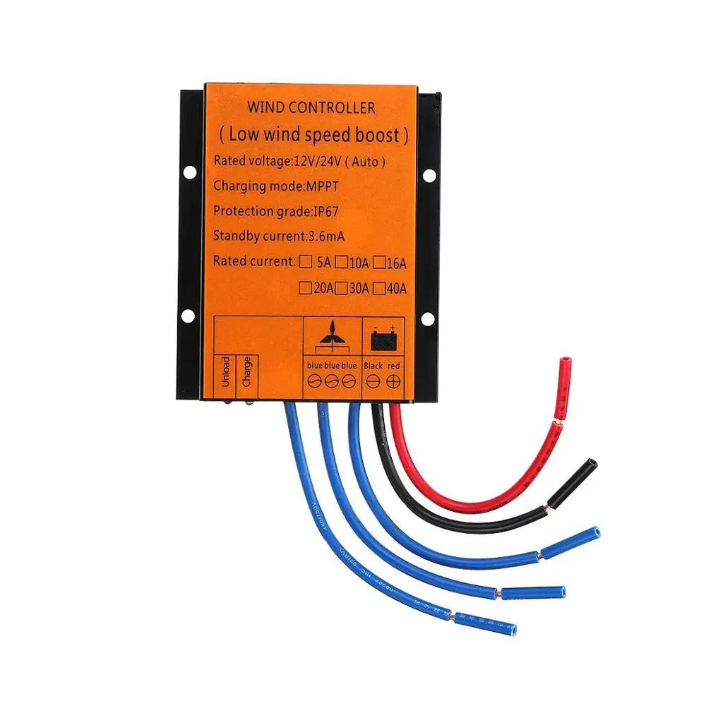 Wind Turbine Charge Controller 400W 600W 1000W | 12V/24V/48V Regulator for Gel & Lithium Battery – MPPT Compatible by 54Grid - Renewable Energy Store
