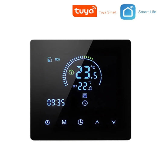 K2 TUYA APP WiFi Smart Thermostat Floor Heating TRV Water Gas Boiler Temperature Voice Remote Controller for Google Home Alexa by 54Grid - Renewable Energy Store