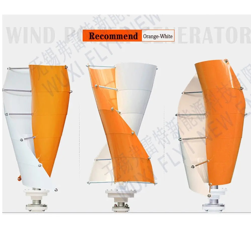 Vertical Axis Wind Turbine Generator 24-48V With MPPT Charge Controller 1000/2000W - 54Grid - Renewable Energy Store