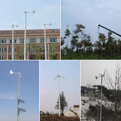 Wind Turbine Generator 2000W 3000W 5000W 10KW 15KW 48V 96V Alternative Energy Windmills With Mppt Charge Controller For Home Use by 54Grid - Renewable Energy Store