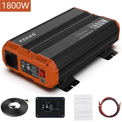 Pure Sine Wave Inverter 1200 - 3000 W DC 12/24/48V To AC 220/240V 50HZ - 54Grid - Renewable Energy Store