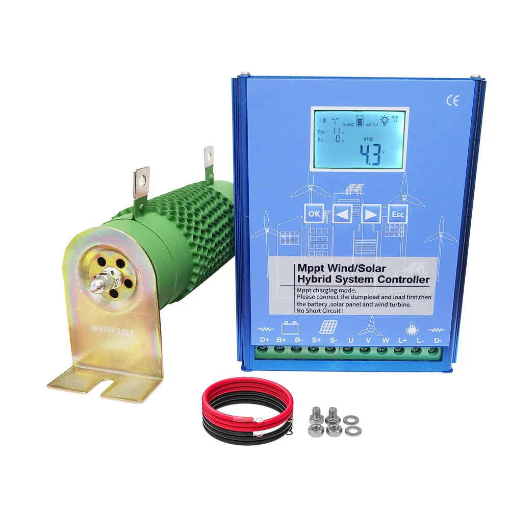 2200W MPPT Hybrid Wind Solar Charge Controller 12V 24V 48V Regulator by 54Grid - Renewable Energy Store