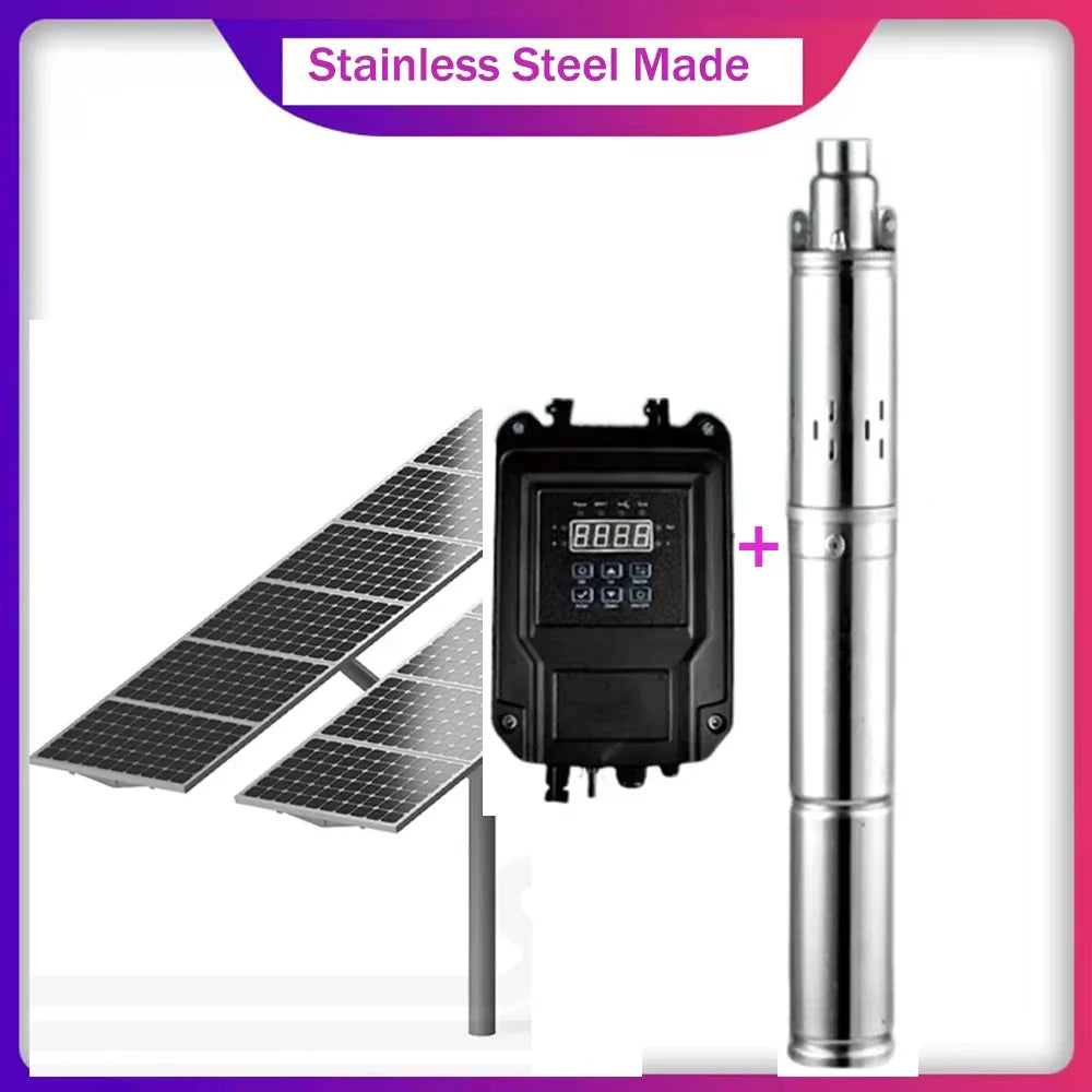750W 1000W 1200W DC Brushless Stainless Steel Submersible Pump by 54Grid - Renewable Energy Store