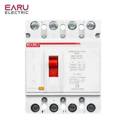 3P 4P AC 400V 100A-250A MCCB Solar Moulded Case Circuit Breaker Overload Protection Switch Protector for Solar PV Photovoltaic