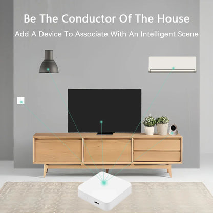 Tuya Wireless Zigbee Bridge Smart Home Zigbee Gateway Hub Remote Control Zigbee Devices Smart Life APP for Alexa Google Home by 54Grid - Renewable Energy Store