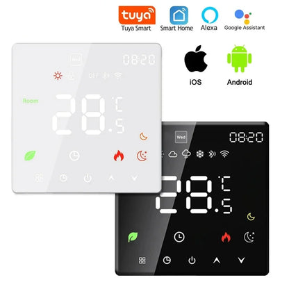 Tuya WiFi Smart Thermostat Electric Floor Heating TRV Water Gas Boiler Temperature Voice Remote Controller for Google Home Alexa by 54Grid - Renewable Energy Store