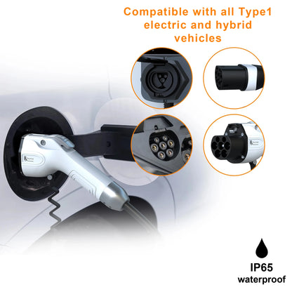 feyree EV Charging Cable Type2 Male Plug to GB/T Socket Car side 16A 3.5kW 32A 7kW 1Phase 11kW 22kW 3Phase for Electric Vehicle