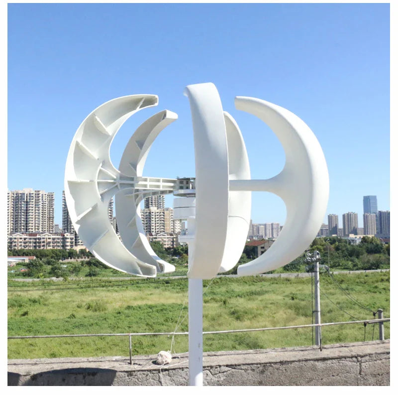 3000W 2000W 1000W 12V 24V 48V Wind Turbine Generator Vertical Axises Windmill For Residential Household Streetlight Mppt Control - 54Grid - Renewable Energy Store