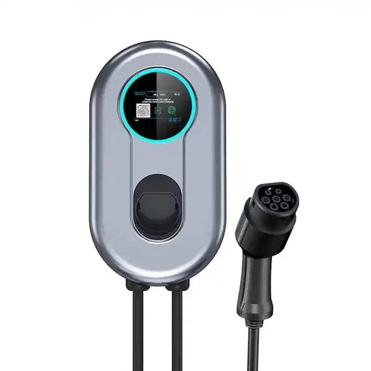 EV Charging Station 32A 22KW 3Phase EVSE Wallbox IEC62196 Type2 Electric Vehicle Car Charger with RFID Card APP EV Home Charger - 54Grid - Renewable Energy Store