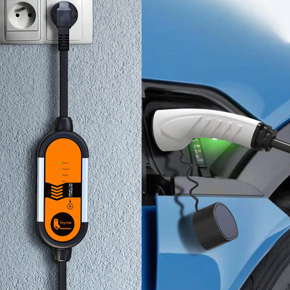 feyree Portable EV Charger Type2 16A 3.5KW EVSE Charging Cable Type1 SAE J1772 EU Plug Controller Wallbox for Electric Car