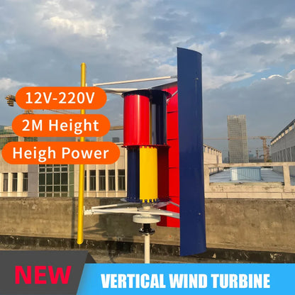 Wind Turbine 8000W 10000W Power Generator 24V 48V 96V 220V Free Energy Windmill With MPPT Charge Controller Homeuse Farm - 54Grid - Renewable Energy Store